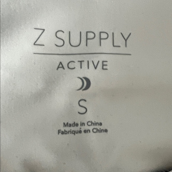 Z Supply Buttery Soft Black, Rose & Cream Leggings - Picture 6 of 7